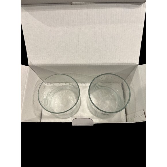 Citrine ATLAS Collection Cocktail Glasses Set of‎ 2 Brand New 10oz Bubble Glass - Picture 2 of 6
